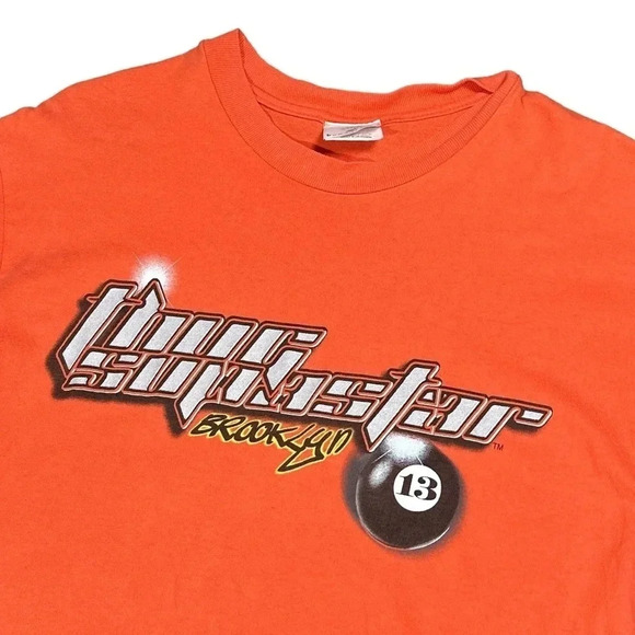 Vintage Y2K WWE Taz Thug Superstar  Survive If I Let You Orange T Shirt Mens M - Picture 3 of 10